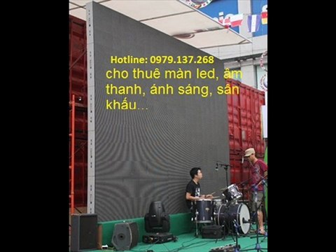 cho thuê tivi lcd, máy chiếu màn chiếu, màn hình LED