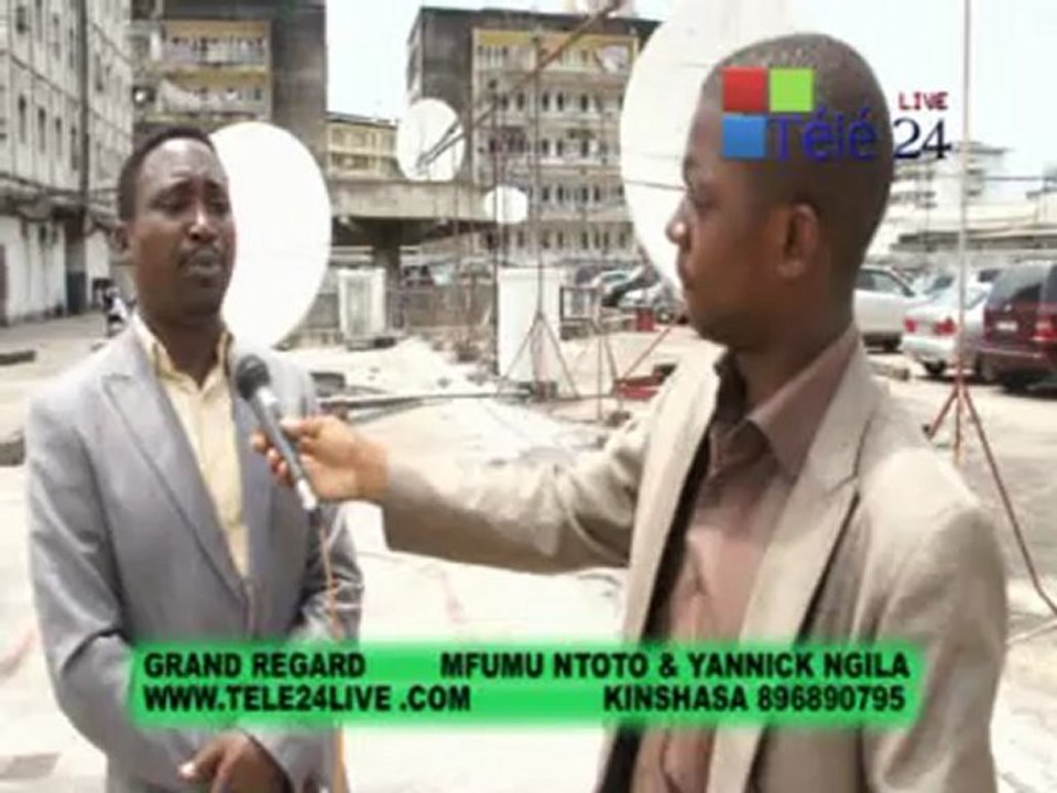 WWW.TELE24LIVE.COM / GRAND REGARD Mfumu Ntoto interdit d’Europe ? YANNICK NGILA  KINSHASA