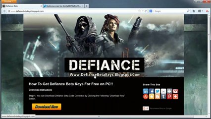 Defiance Beta Keys Leaked - Get It Now!!