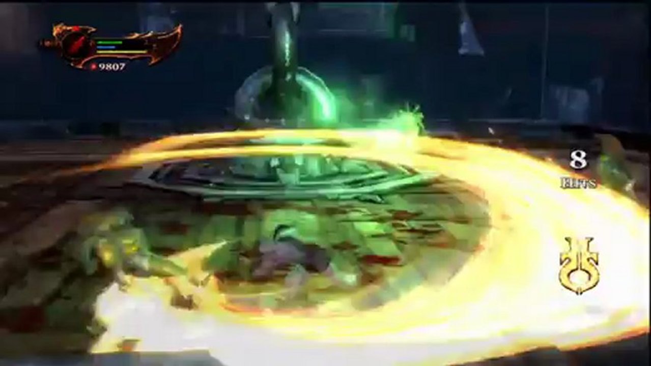 God of War III Walkthrough Ch37: The Boreas Icestorm Found (Titan Difficulty)