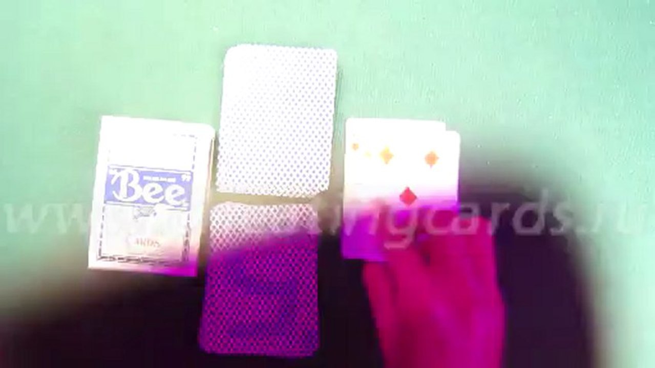 MARKED-CARDS-CONTACT-LENSES-Bee-blue-краплеными  карты