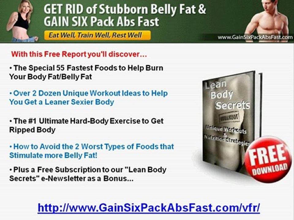 Flat Stomach Foods That Burn Belly Fat Fast