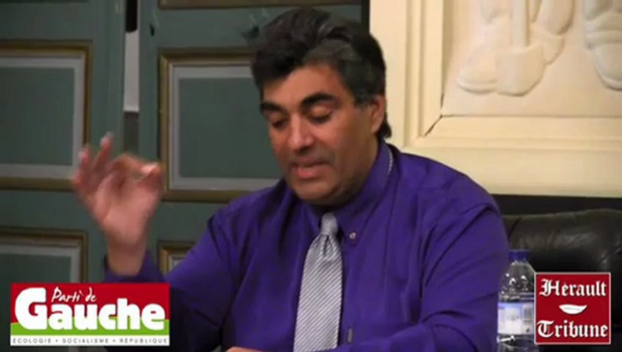 AGDE -  2013 - MUNICIPALES :  Pour Richard REY : " Il faut une bonne gauche ..pour mettre KO la droite !