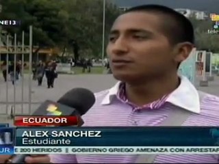 Jóvenes ecuatorianos generan nueva participación política