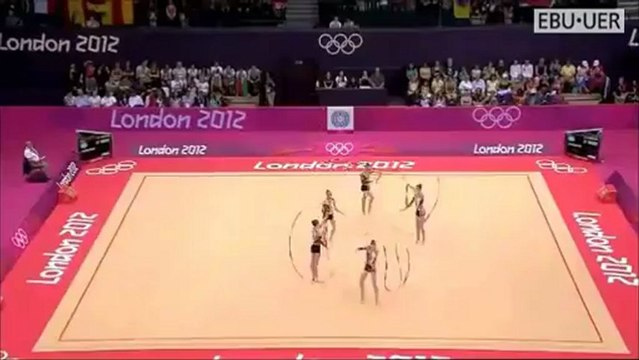Rhythmics Gymnastics - London 2012 3 ribbon 2 hoop