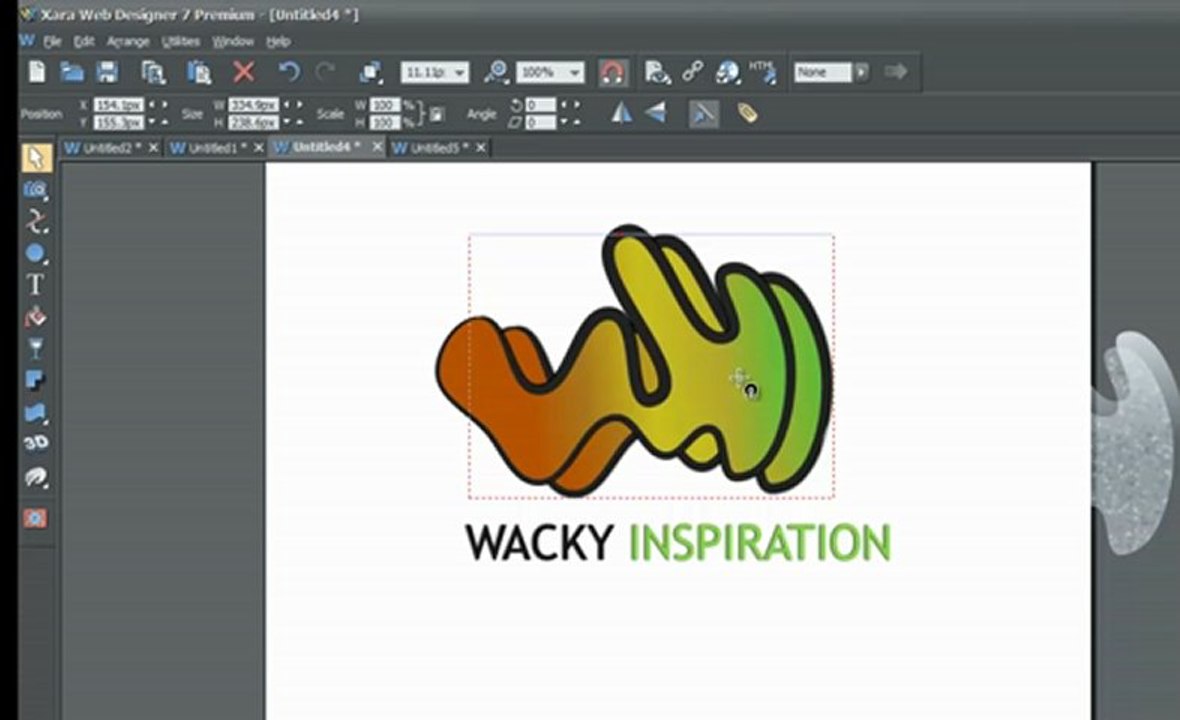 Web Design tutorials for Xara Web Designer 7 Premium Lesson 10: Shape Tool