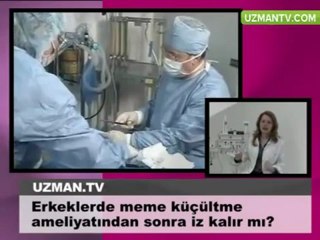 Op Dr Eser Aydogdu Erkeklerde meme kucultmeden sonra iz kali