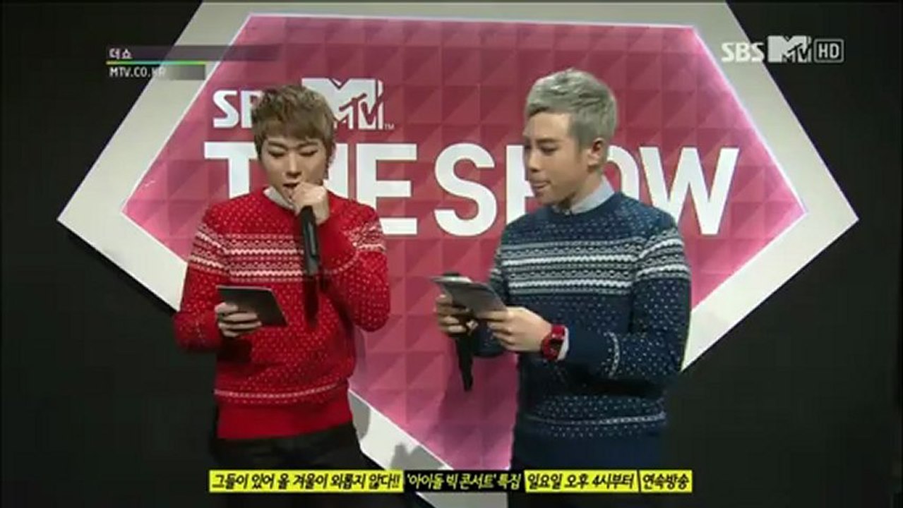 [RAW] 121221 MTV The Show - Zico & P.O MC cut