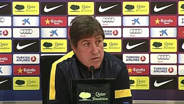 Roura respeta a Osasuna y espera buen recibiento a Victor Valdes