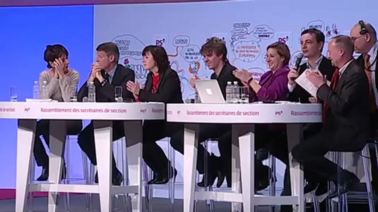 Deuxième  table ronde lors du rassemblement des secrétaires de section