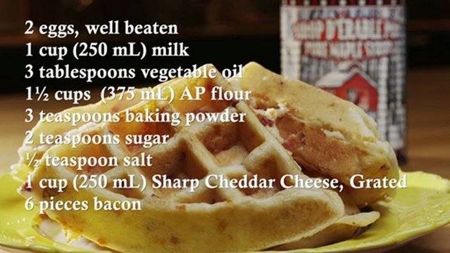 Cheddar 'n' Bacon Waffles