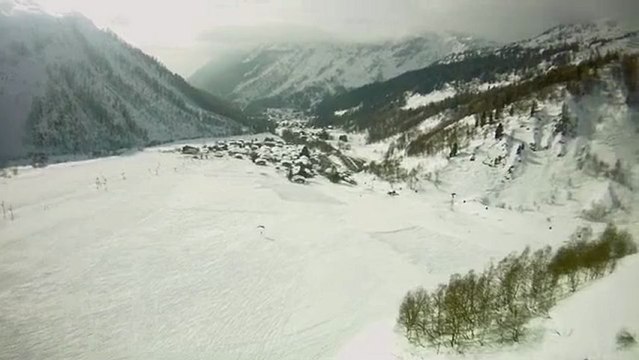 SPEED RIDING à Balme / Le Tour CHAMONIX le 25/01/2013