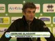 Conférence de presse FC Nantes - Tours FC : Michel DER ZAKARIAN (FCN) - Bernard BLAQUART (TOURS) - saison 2012/2013