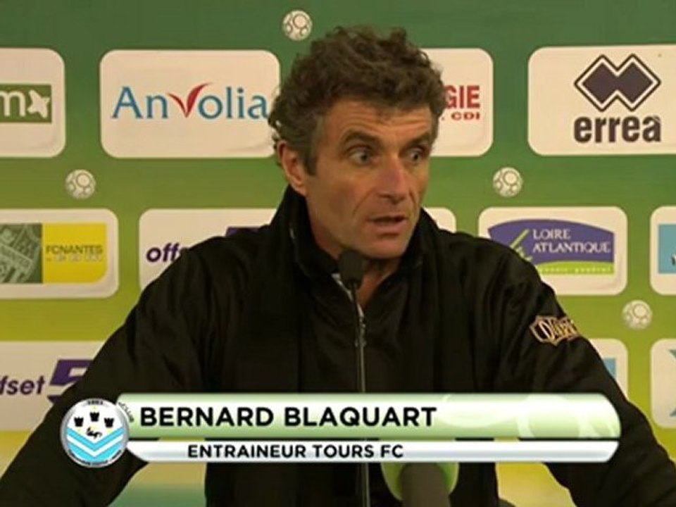 Conférence de presse FC Nantes - Tours FC : Michel DER ZAKARIAN (FCN) - Bernard BLAQUART (TOURS) - saison 2012/2013