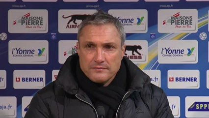 Conférence de presse AJ Auxerre - Le Mans FC : Bernard  CASONI (AJA) - Denis ZANKO (LEMANS) - saison 2012/2013