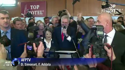 Milos Zeman élu président de la République tchèque