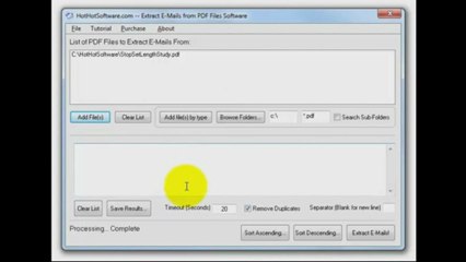 How to Extract Email PDF File Software to get emails from Multiple PDF Documents