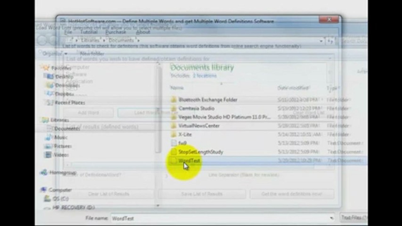 How to get multiple word definitions from an online dictionary