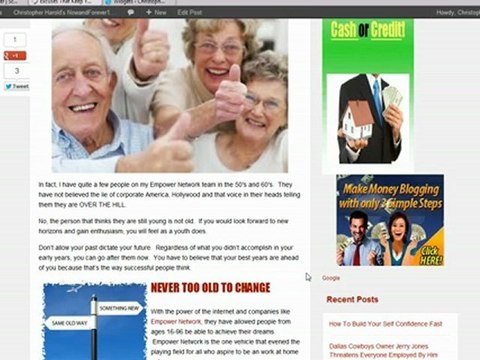 How to Add Banners To Empower Network Blog