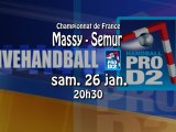 Massy / Semur - Handball ProD2 rediffusion