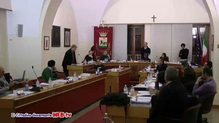 Consiglio com. 23 gennaio 2012 Punto 5 mozione sfiducia Forcellese intervento Vanni