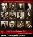 Calendar Review: Irish Writers Calendar 2013 (Real Ireland Wall calendars 2013) by Designer Brian Murphy