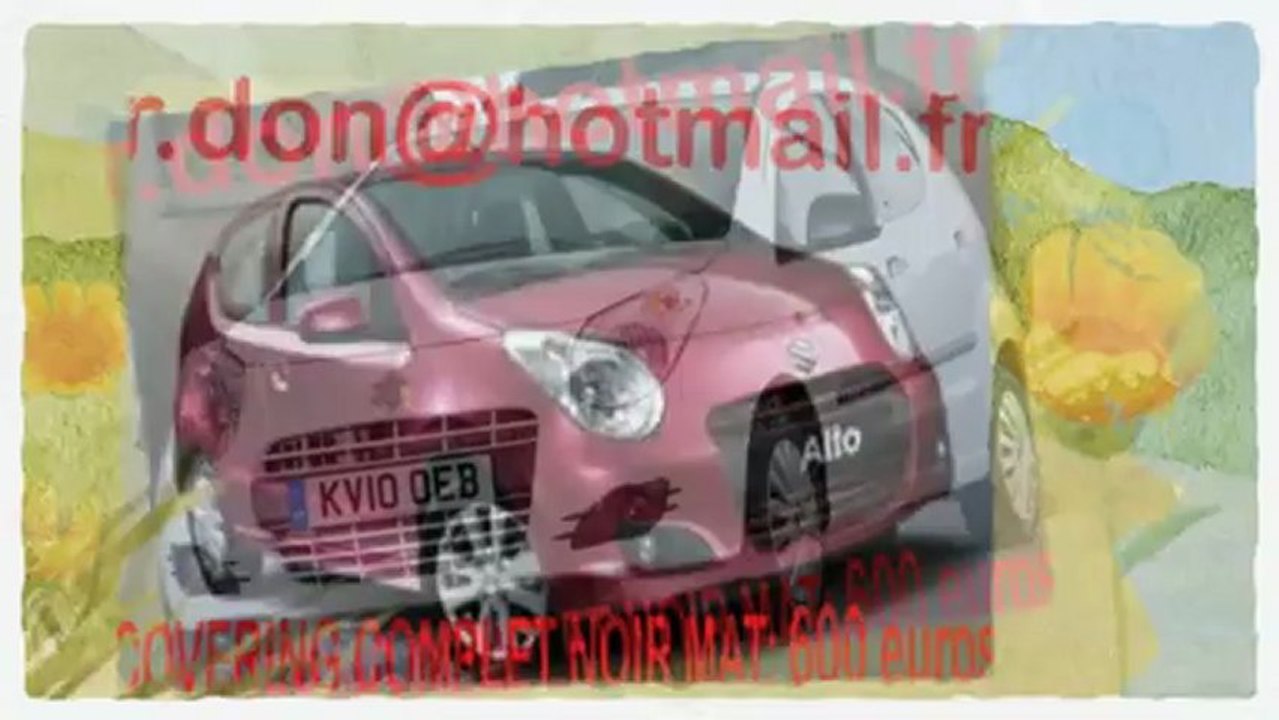 Suzuki Alto, Suzuki Alto, essai video SSuzuki Alto noir mat, covering Suzuki Altonoir mat, Suzuki Alto noir mat