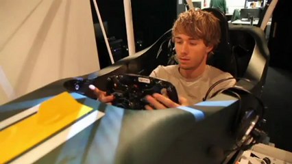 First look at the Caterham F1 simulator with Charles Pic