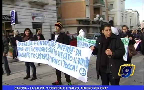 Canosa | La Salvia l'ospedale è salvo, almeno per ora