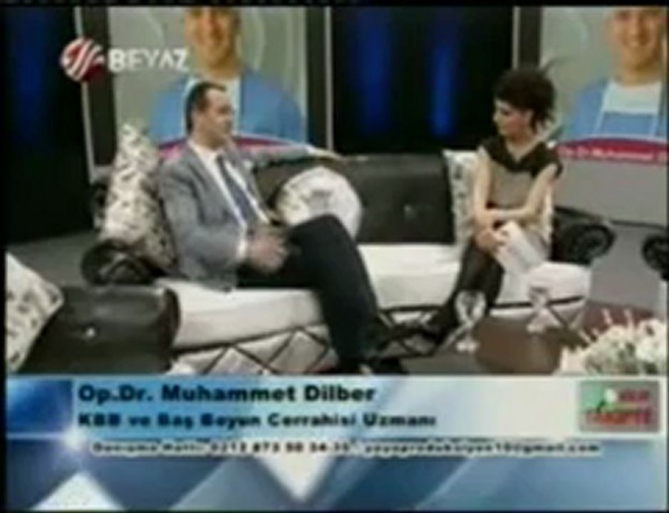 Burun Estetiği Ameliyatı. Op.Dr. Muhammet Dilber - beyaz tv sağlık takipte programı