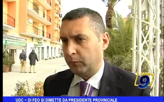 UDC | Di Feo si dimette da Presidente Provinciale
