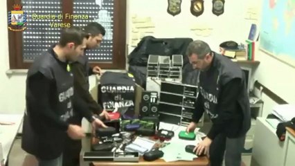 Varese - Maxi sequestro di sigarette elettroniche (25.01.13)