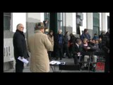 Napoli - Protesta contro chiusura della Libreria Treves (26.01.13)