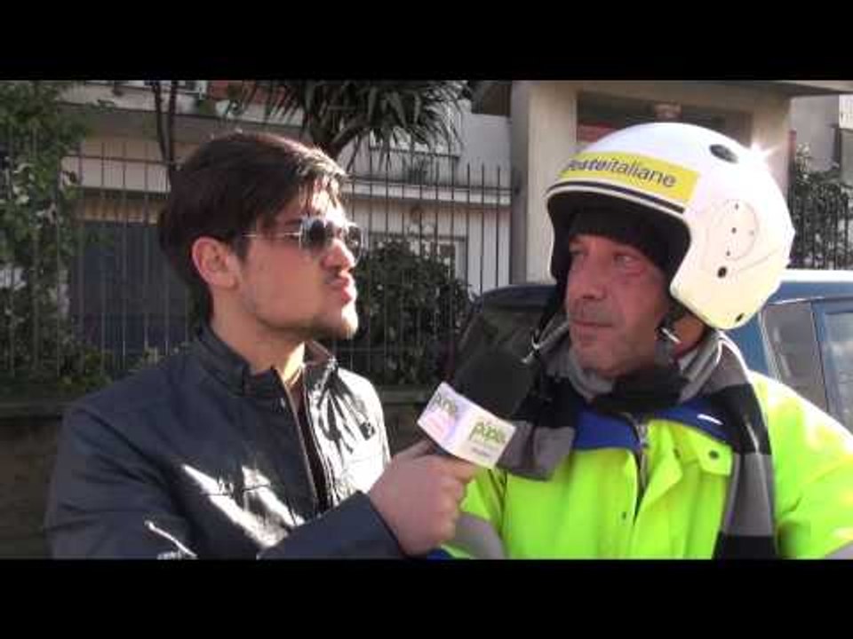 Gricignano (CE) - Strade gruviera e rifiuti sulla provinciale Gricignano-Carinaro (24.01.13)