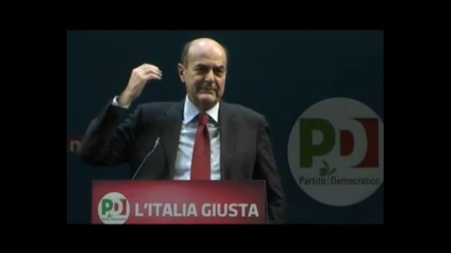 Bersani - I guru della comunicazione non risolvono i problemi (26.01.13)