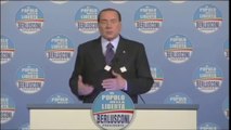 Berlusconi - Senza di noi l'alta velocità non sarebbe stata portata e termine (26.01.13)