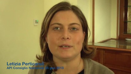 Letizia Perticaroli - API Consiglio Nazionale (25.01.13)