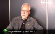 Andreas en interview sur planetebd.com