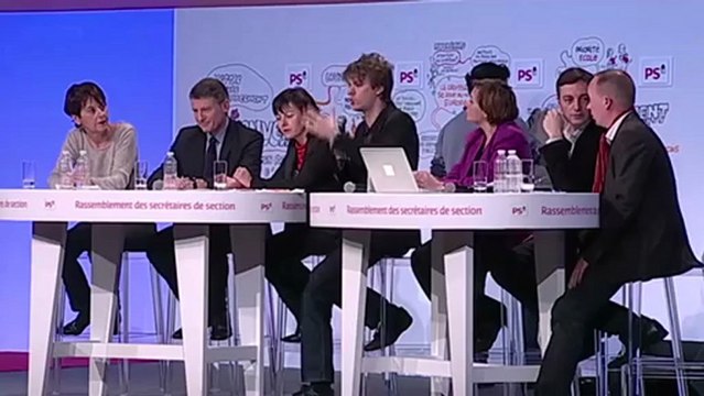 Thierry Marchal Beck lors du Rassemblement des Secrétaires de Section du PS