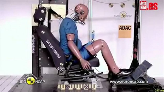 Euro NCAP BMW 3 Series 2012 Crash test