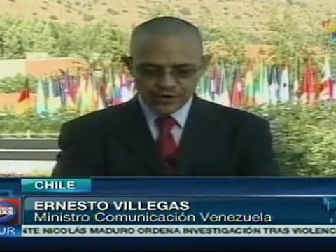 Chávez superó infección respiratoria: Villegas