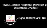 Ataşehir B.L.D Katkılarıyla Marmara Güvercin Federasyonu  2012 Kupa Töreni  20.01.2013 PAZAR