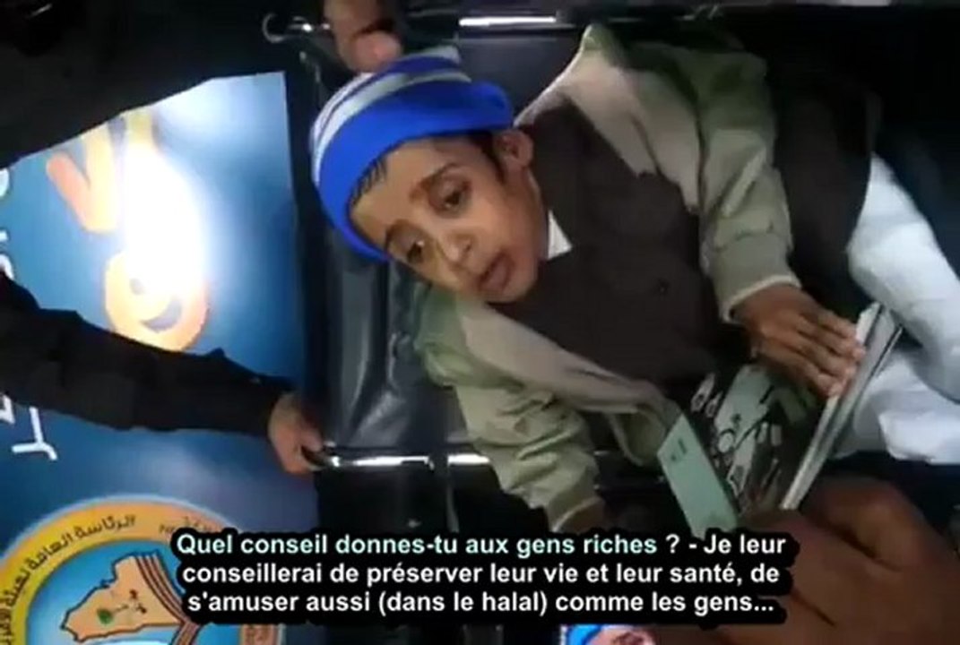 Ecoutons le conseil d'un enfant handicapé aux gens riches A méditer