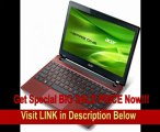 Acer Aspire One 756 29,5 cm (11,6 Zoll) Netbook (Intel Dual-Core 847, 1,1GHz, 4GB RAM, 320GB HDD, Intel HD, Win 8) rot