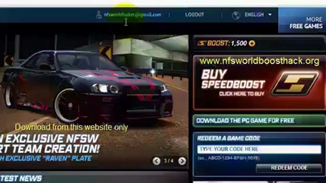 Do Need For Speed World Boost and money hacks work? (PROOF WITH FREE DOWNLOAD LINK)