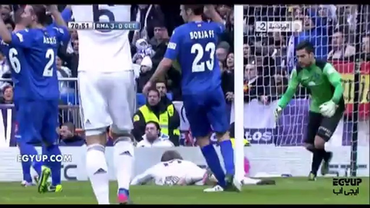 اهداف مباراة ريال مدريد و خيتافى 27/1/2013 فى الدورى الاسبانى