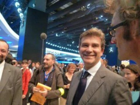 Mondial de l'Automobile 2012 - Inauguration Arnaud Montebourg