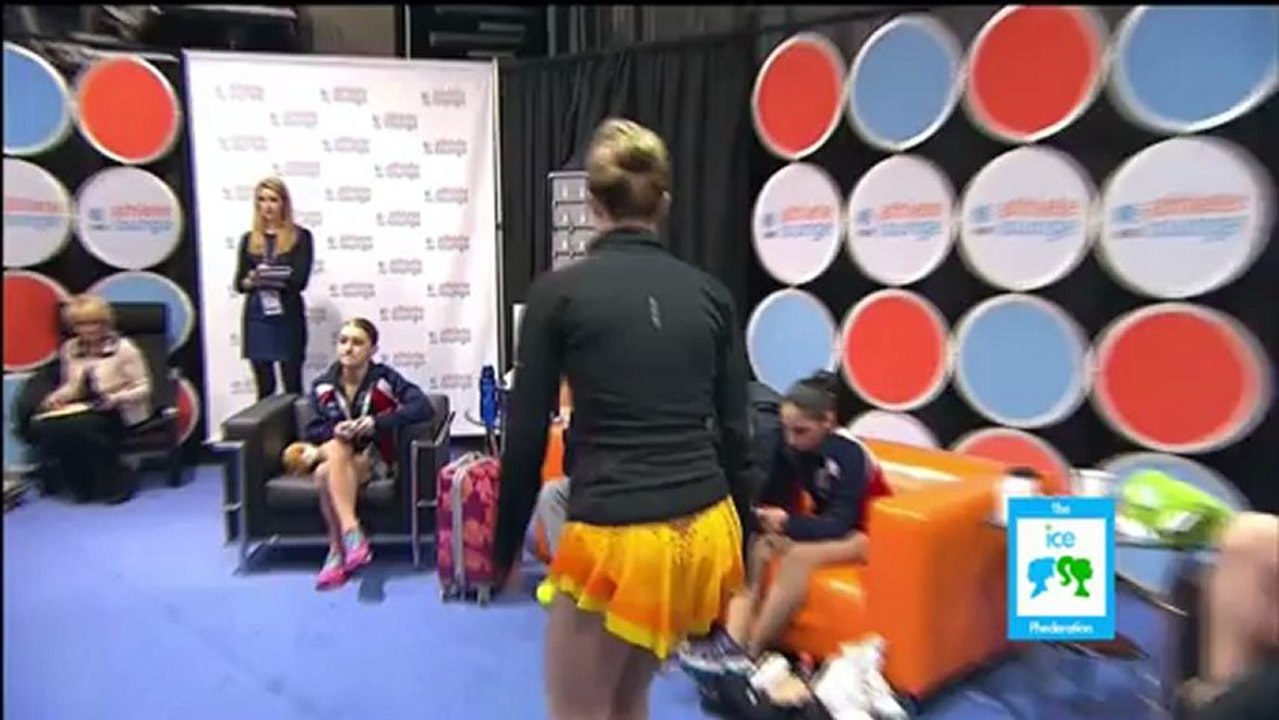 Ashley Wagner's 1st Place Decision - LIVE 1-26-13