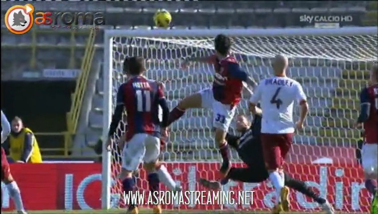 Sintesi Bologna 3-3 Roma - 27/01/2013