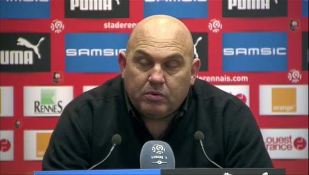 Conférence de presse Stade Rennais FC - Olympique de Marseille : Frédéric ANTONETTI (SRFC) - Elie BAUP (OM) - saison 2012/2013